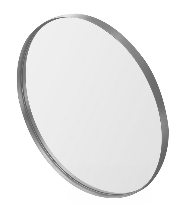 Orbis Framed Mirror - Brushed Nickel