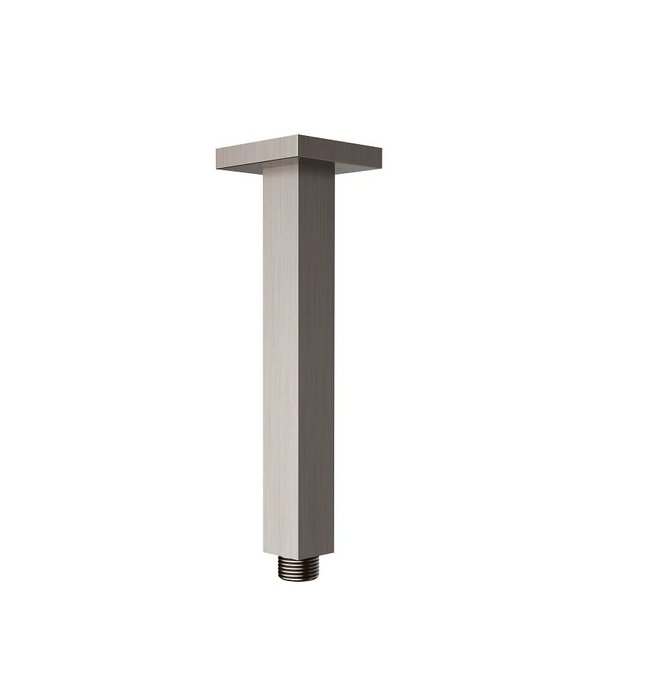 Ruki Brushed Nickel Square Ceiling Shower Arm
