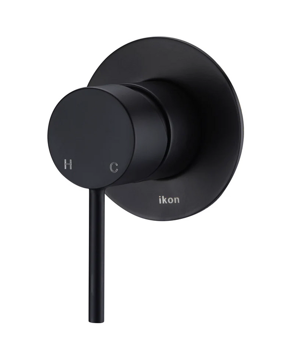 Hali Black Wall Mixer