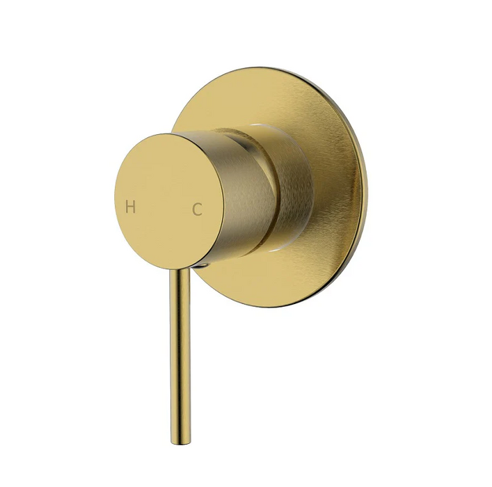 Hali Brushed Gold Wall Mixer