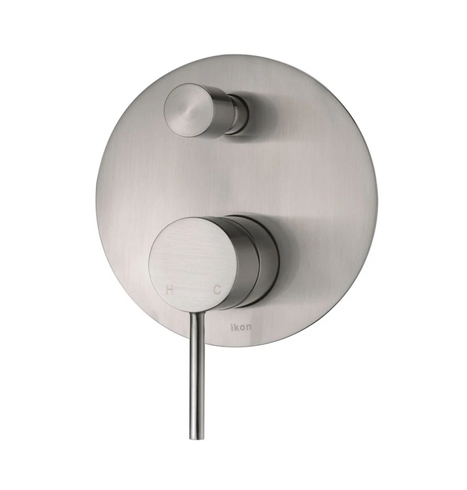 Hali Brushed Nickel Wall Diverter