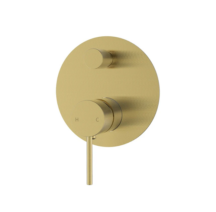 Hali Brushed Gold Wall Diverter