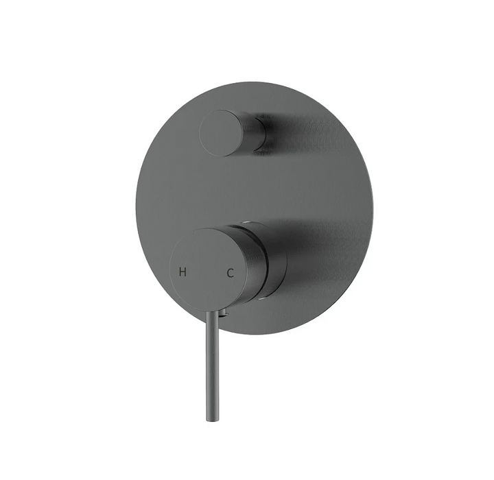 Hali Gun Metal Wall Diverter