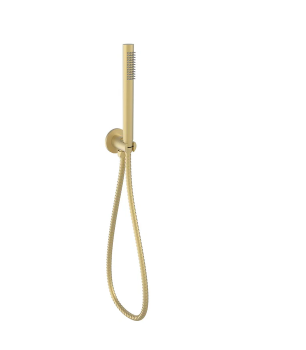 Hali Slim Brushed Gold Hand Held Shower Rail