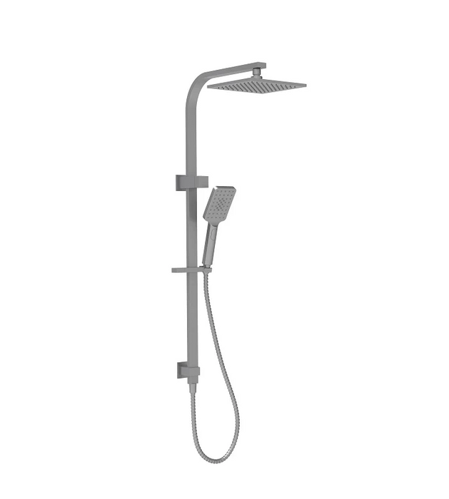 Ruki Gun Metal Multifunction Shower Rail