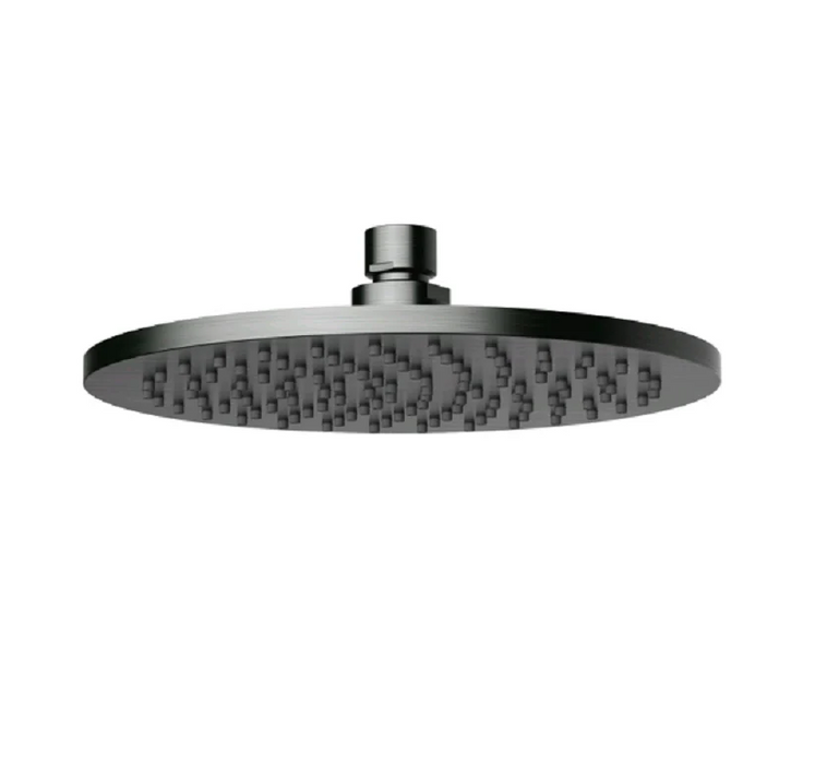 Hali Gun Metal Grey Round 250mm Shower Head