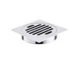 Square Floor Drain - Chrome 4mm