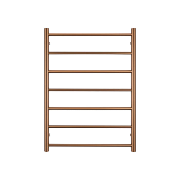 Heated Round Ladder 600 x 800mm Brushed Bronze