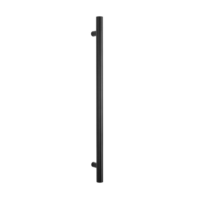 Heated Vertical towel rail 40 x 950 mm Matt black