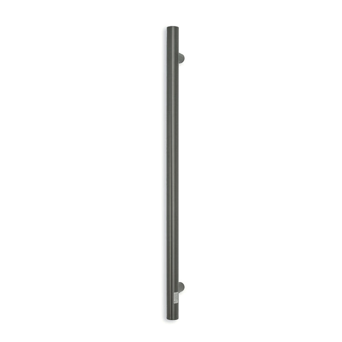 Heated Vertical towel rail 40 x 950mm Gun Metal grey