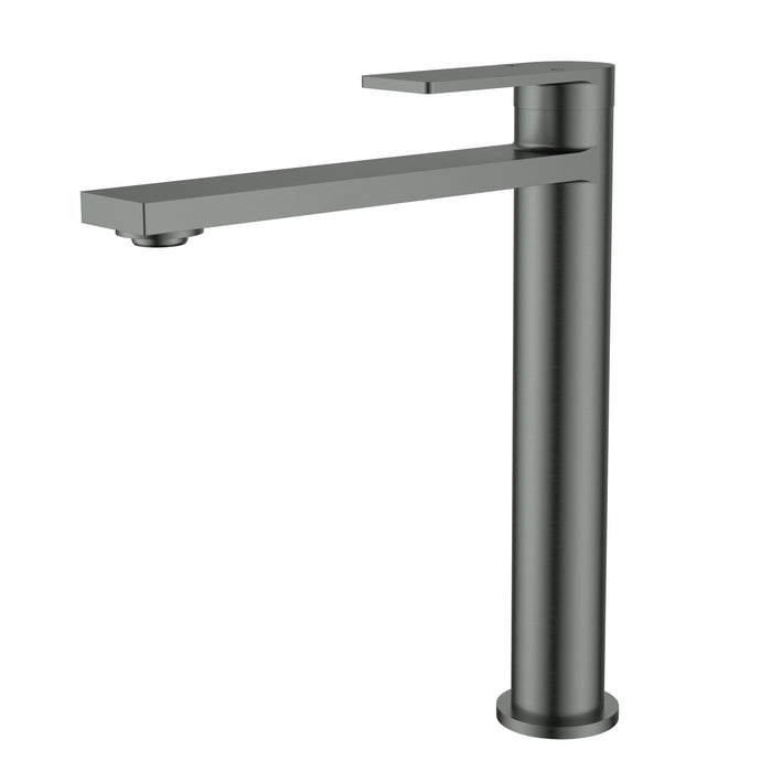 Ruki High Rise Basin Mixer Gunmetal