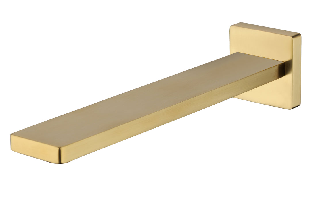 Ruki Bath Spout Brushed Gold