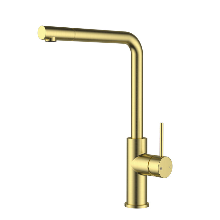 Otus Pullout Sink Mixer Brushed Gold