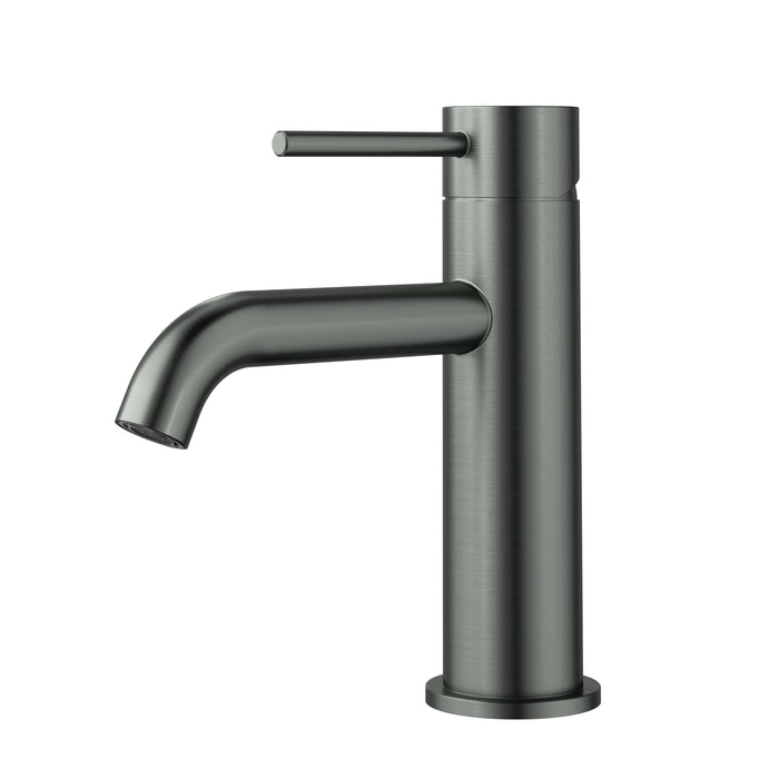 Otus Basin Mixer Curved Spout Gunmetal