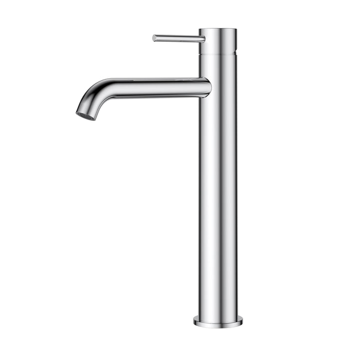 Otus High Rise Basin Mixer Curved Spout Chrome