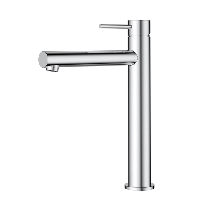 Otus High Rise Basin Mixer Straight Spout Chrome