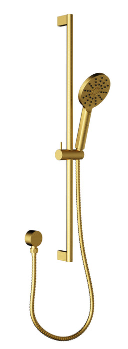 Cora Rail Shower Brushed Gold