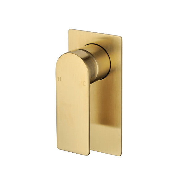 Ruki Wall Mixer Brushed Gold