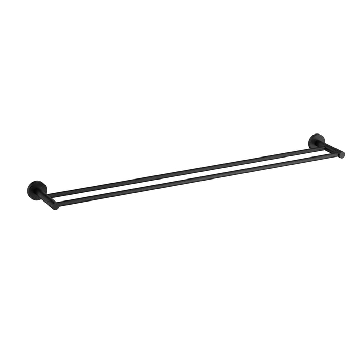 Otus Double Towel Rail Matt Black