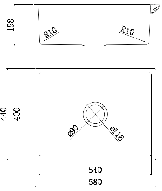 Cora Single Bowl Undermount Sink