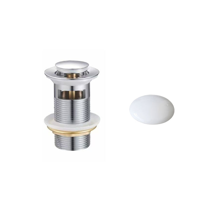 Ceramic Basin Pop-up Waste cap + 32mm Overflow Popup waste