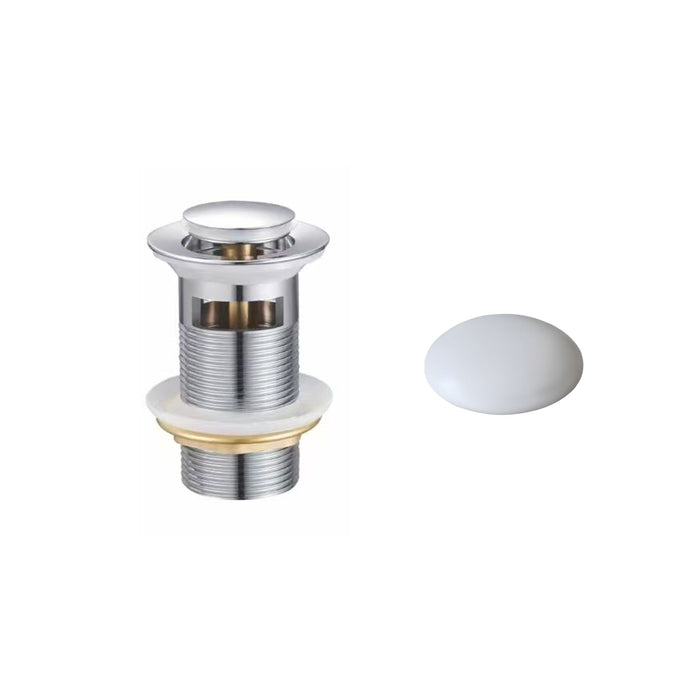 Ceramic Basin Pop-up Waste cap + 32mm Overflow Popup waste