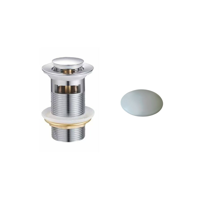Ceramic Basin Pop-up Waste cap + 32mm Overflow Popup waste