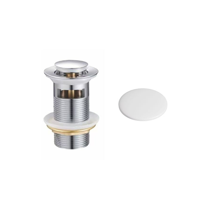 Ceramic Basin Pop-up Waste cap + 32mm Overflow Popup waste