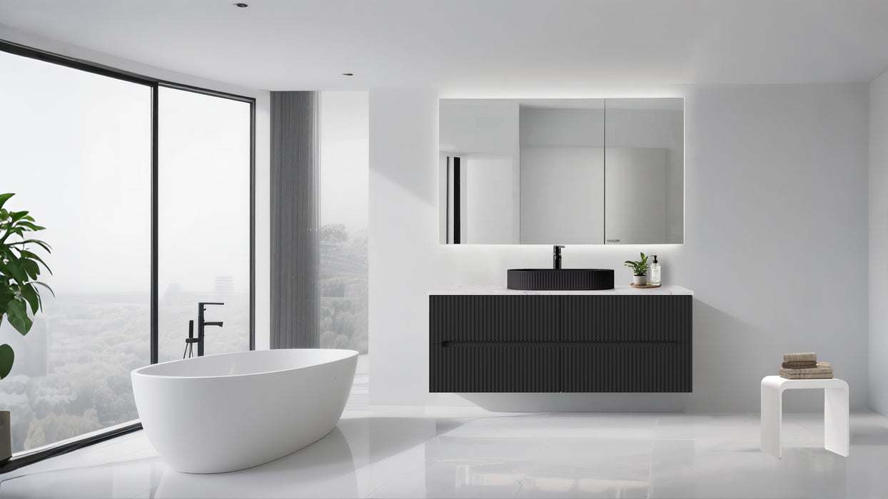 Cabarita Morden Single Bowl Wall Hung PVC Cabinet 1490x455x540