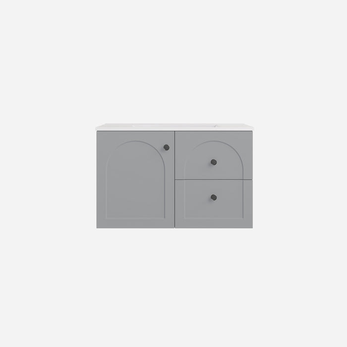 Chester Federation Right Wall hung PVC Cabinet 740x455x470