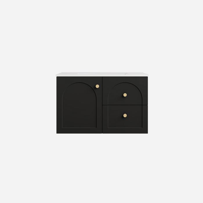 Chester Federation Right Wall hung PVC Cabinet 740x455x470
