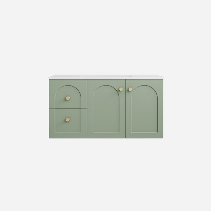 Chester Federation Left Wall hung PVC Cabinet 890x455x470