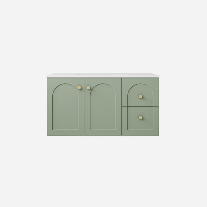 Chester Federation Right Wall hung PVC Cabinet 890x455x470