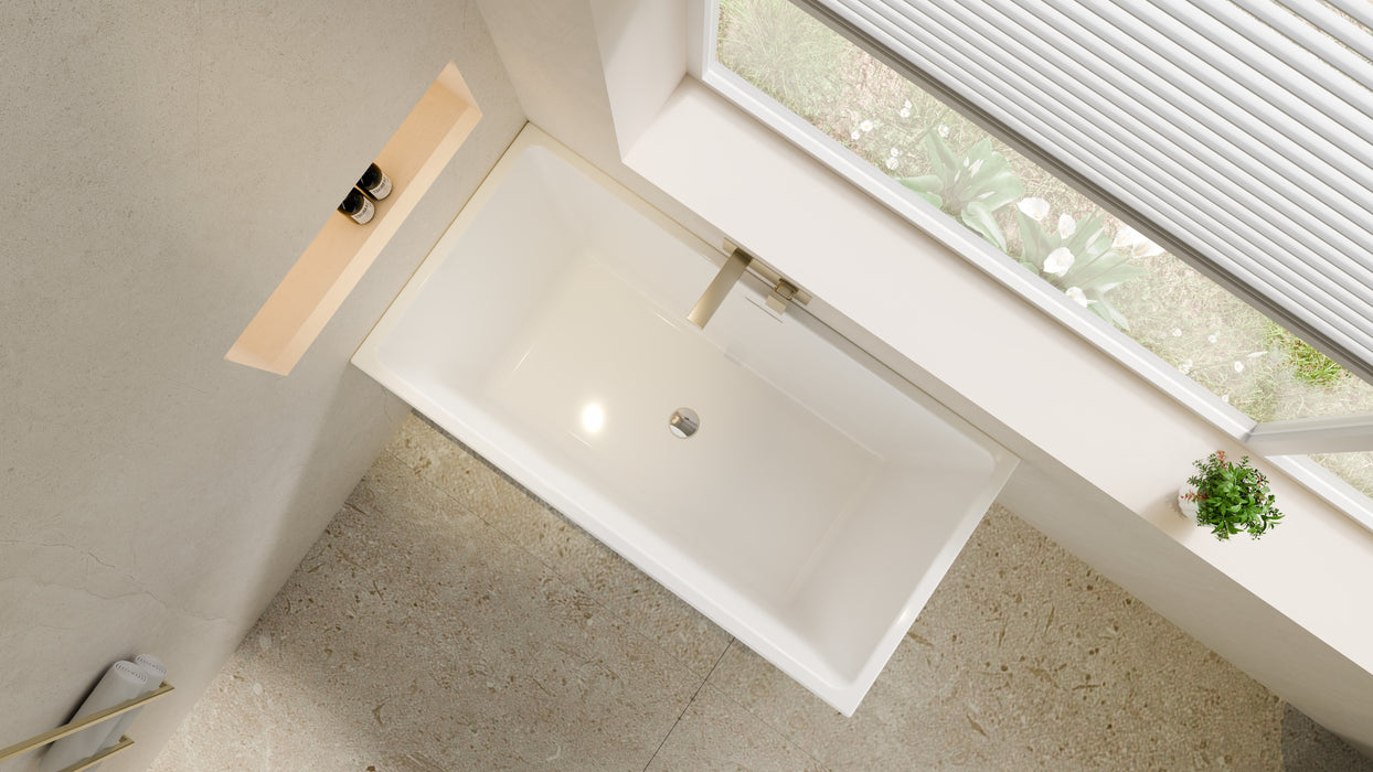 Crete Multifit Overflow Free Standing Bath 1350x680
