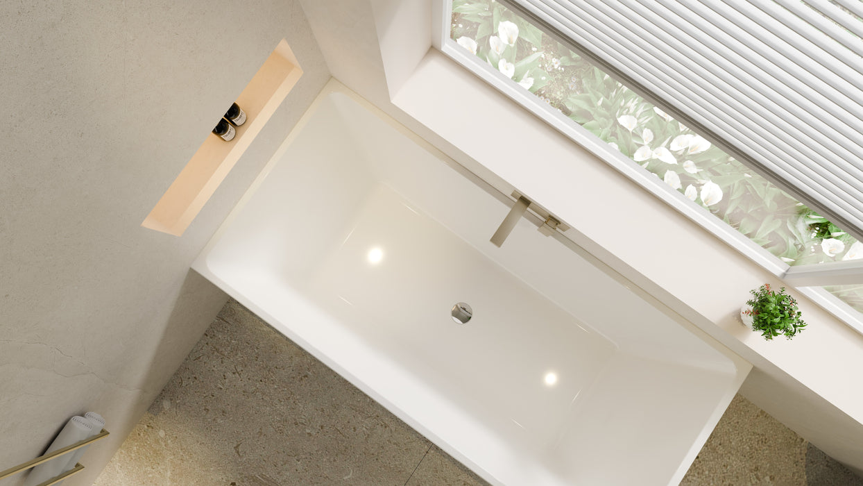 Crete Multifit Free No Overflow Standing Bath 1500x750