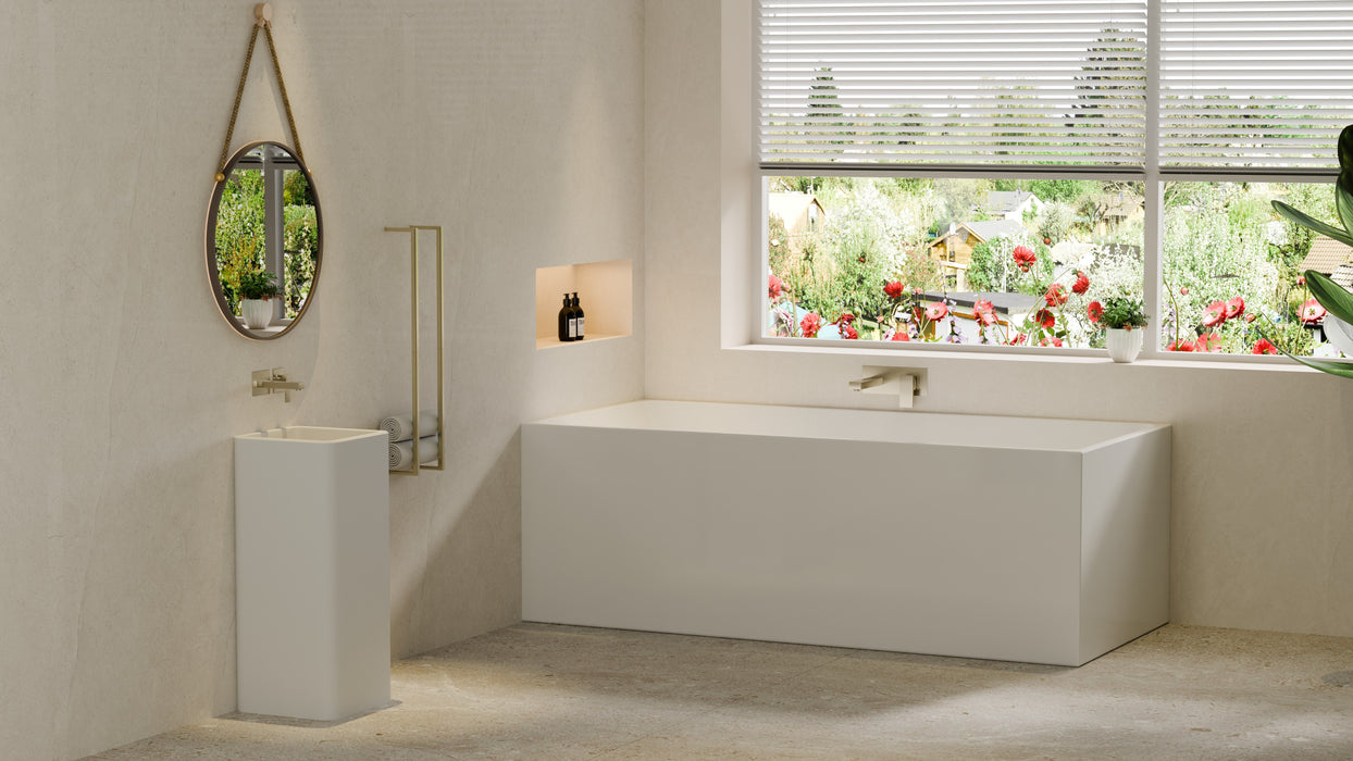 Crete Multifit Free No Overflow Standing Bath 1500x750