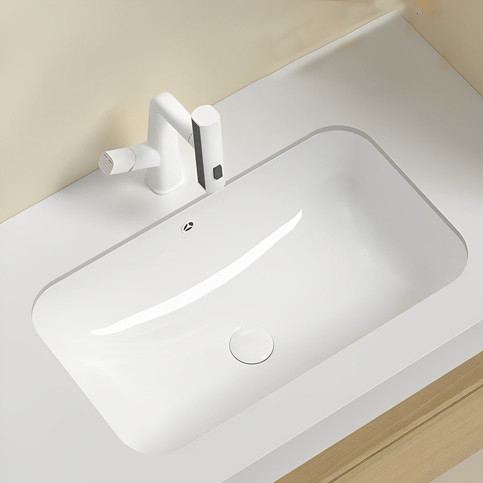 KLIFF Fine Ceramic Under Counter Basin - Gloss White