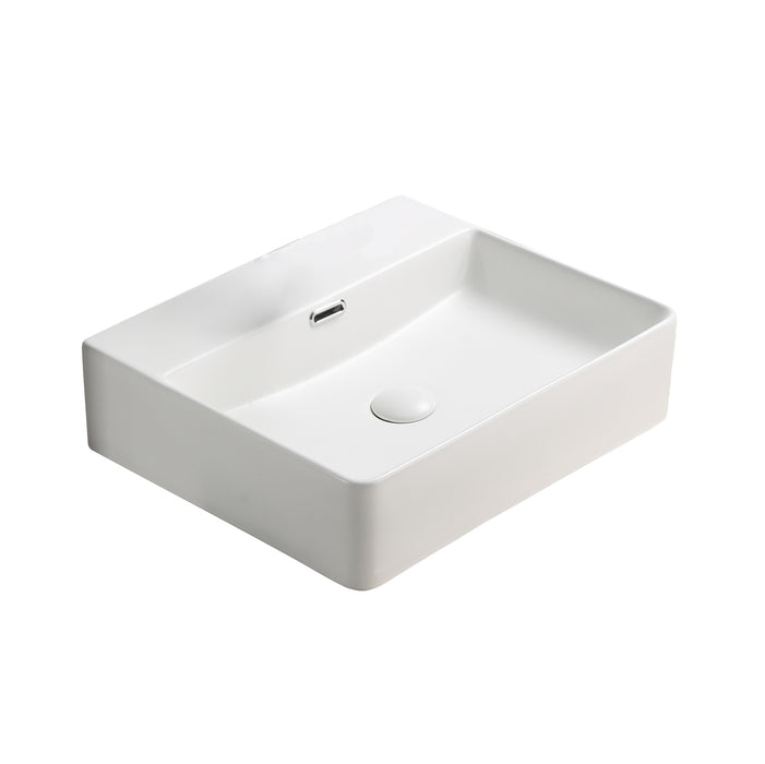 Kliff Fine Ceramic Wall Hung /Above Basin - Gloss white