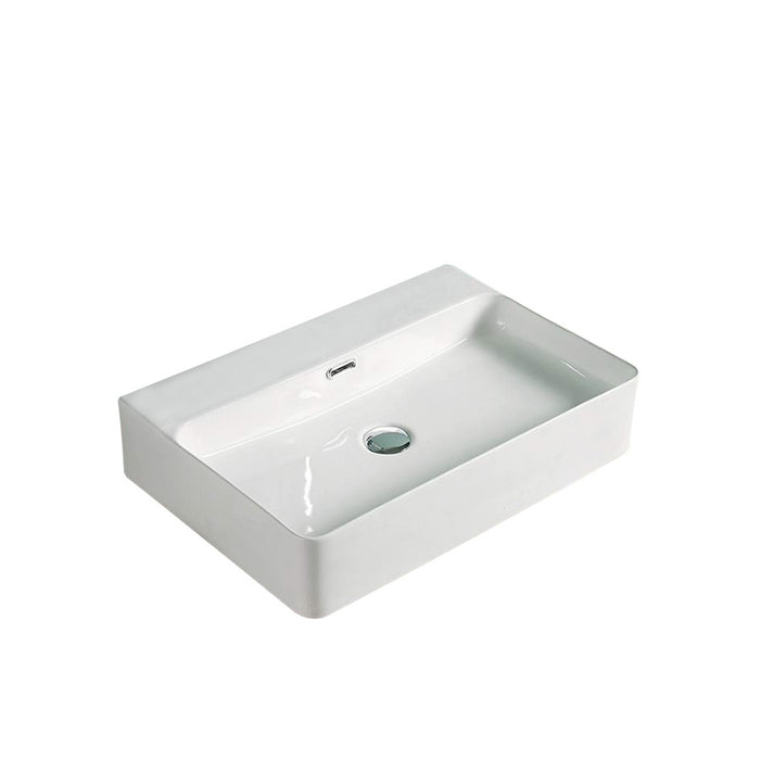 Kliff Fine Ceramic Wall Hung /Above Basin - Gloss white