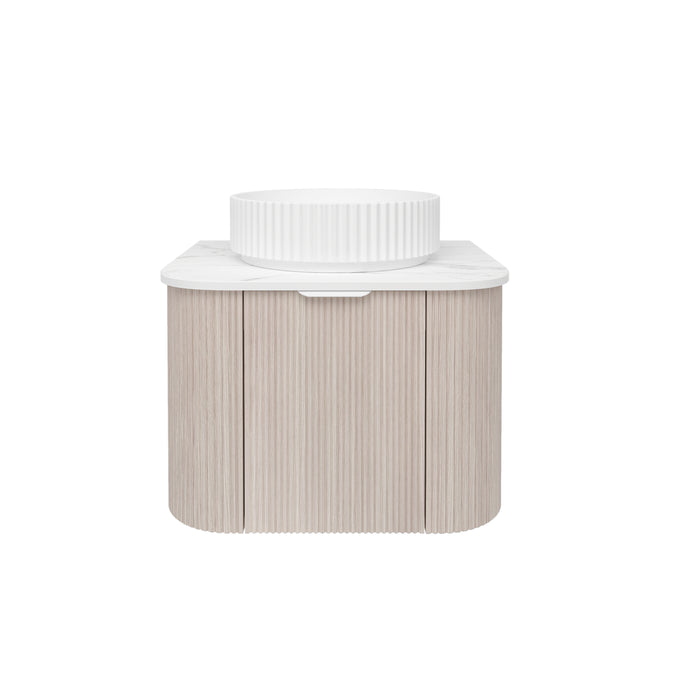 Agena Fluted Wood Grain WH Vanities 590x493x400