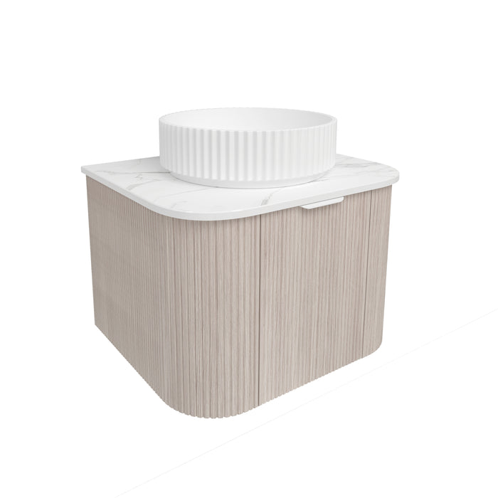 Agena Fluted Wood Grain WH Vanities 590x493x400
