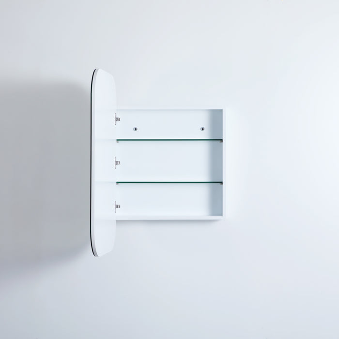 Allison PVC Shaving Cabinets - Matte White 600x900