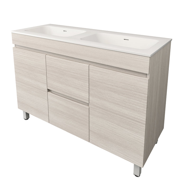 Camden Modern Double Bowl Free Standing Cabinet 1190x455x710