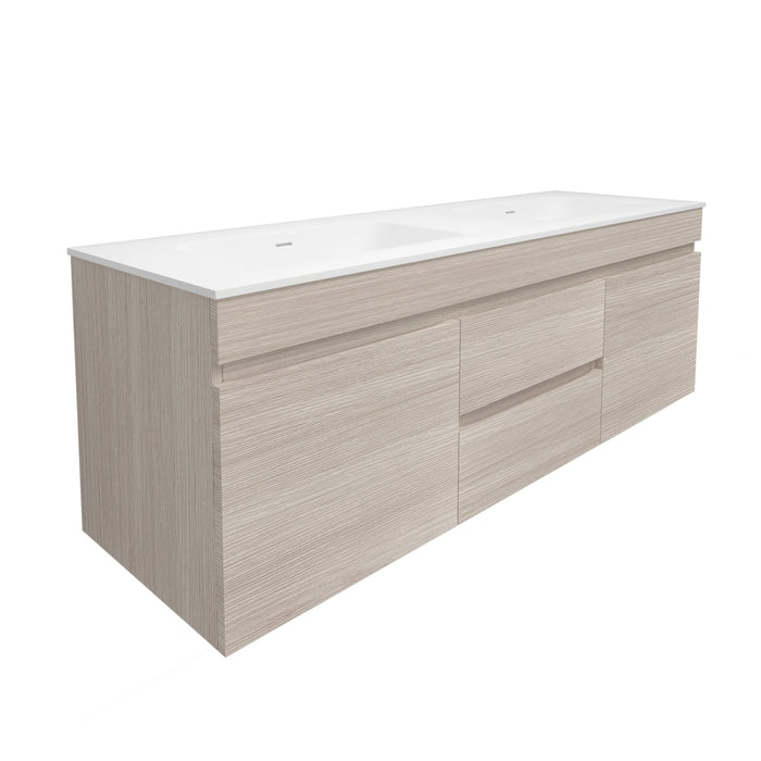 Camden Mordern Double Bowl Wall Hung Cabinet 1490x455x500