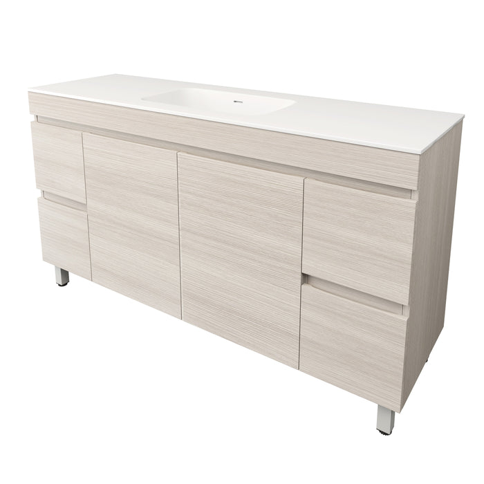 Camden Modern Single Bowl Free Standing Cabinet 1490x455x710