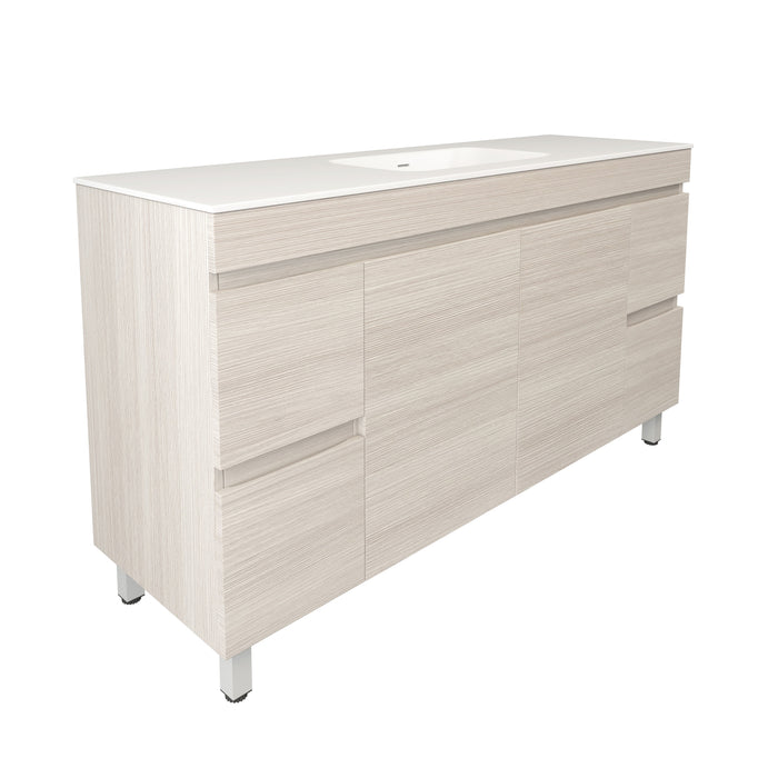 Camden Modern Single Bowl Free Standing Cabinet 1490x455x710