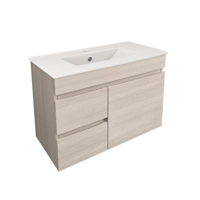 Camden Modern Left Wall Hung Cabinet 740x370x500