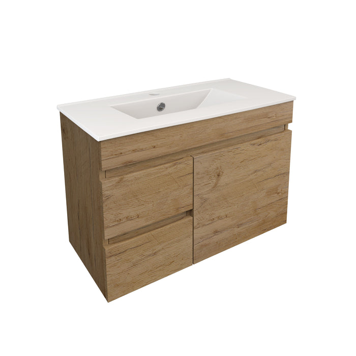 Camden Modern Left Wall Hung Cabinet 740x370x500