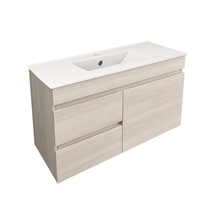 Camden Modern Left Wall Hung Cabinet 890x370x500