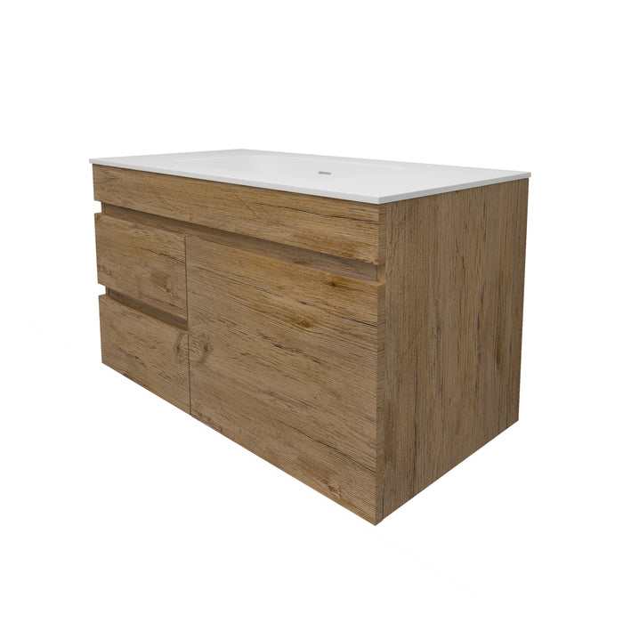Camden Mordern Left Wall Hung Cabinet 890x455x500